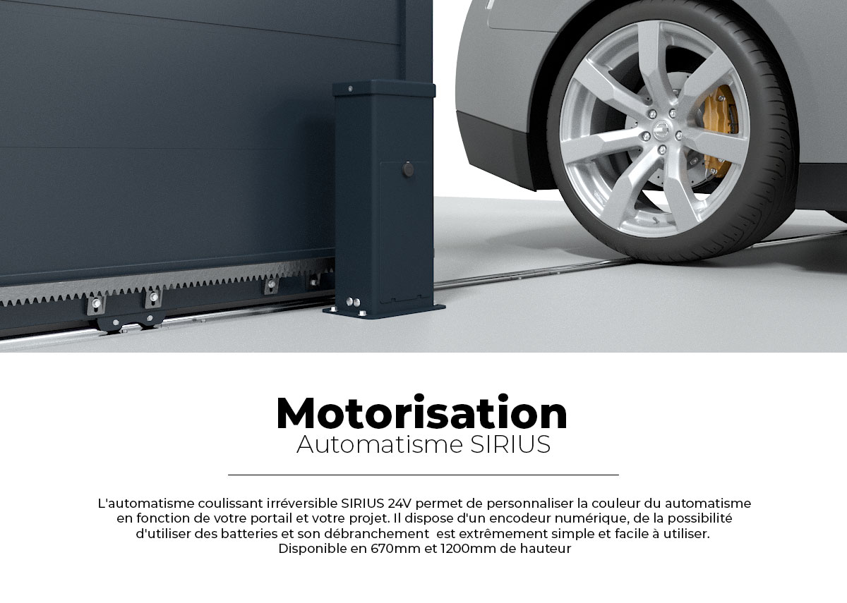 Automatisme Motorisation Sirius