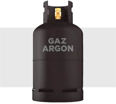 Gaz Argon Porte-Fenêtre PVC 3 Vantaux